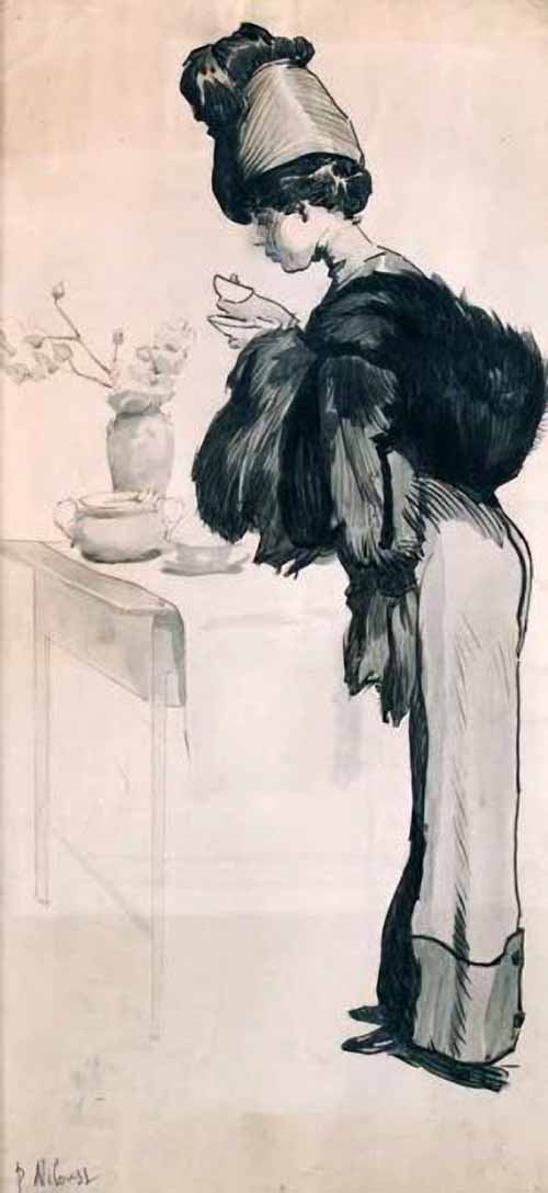 Сочинение по картине: Нилус - "Элегантная женщина"